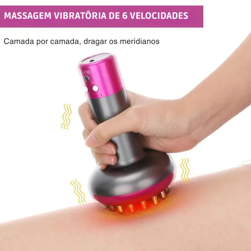 Escova de Massagem Corporal com Microcorrente