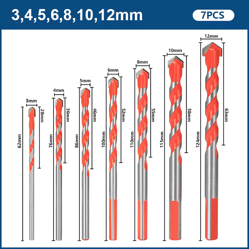 Brocas Diamantada Drill | Kit Completo