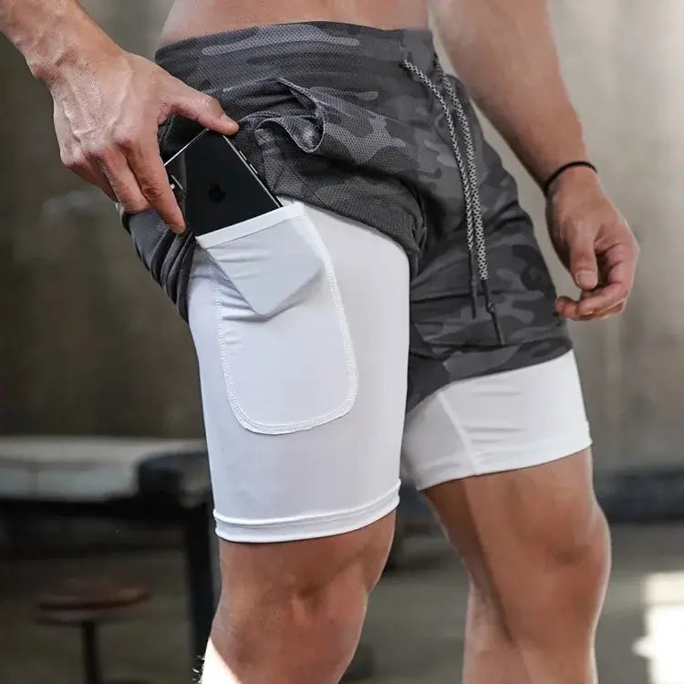 Shorts Masculinos 2 em 1