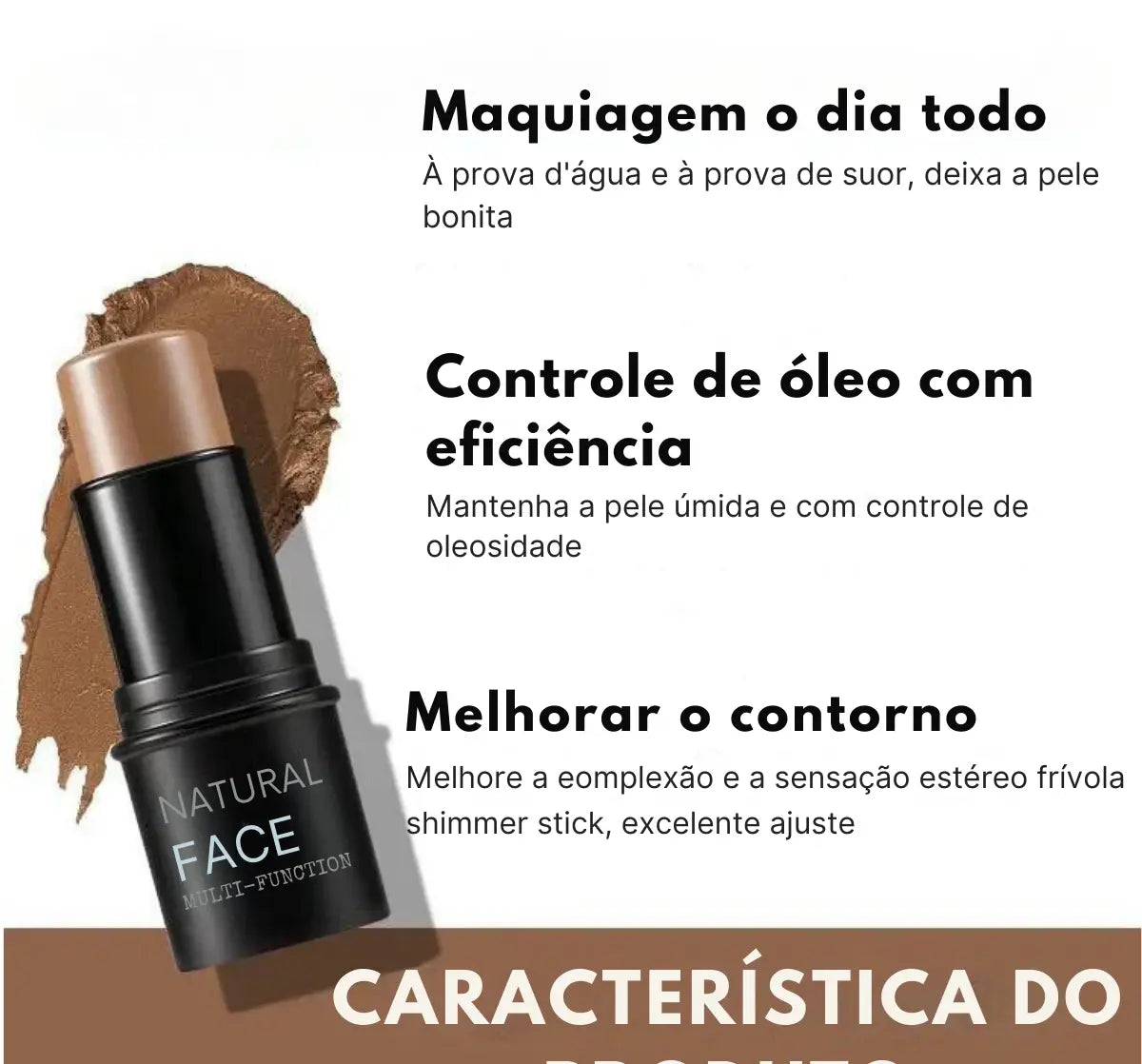 Bastão Iluminador e Blush 3D