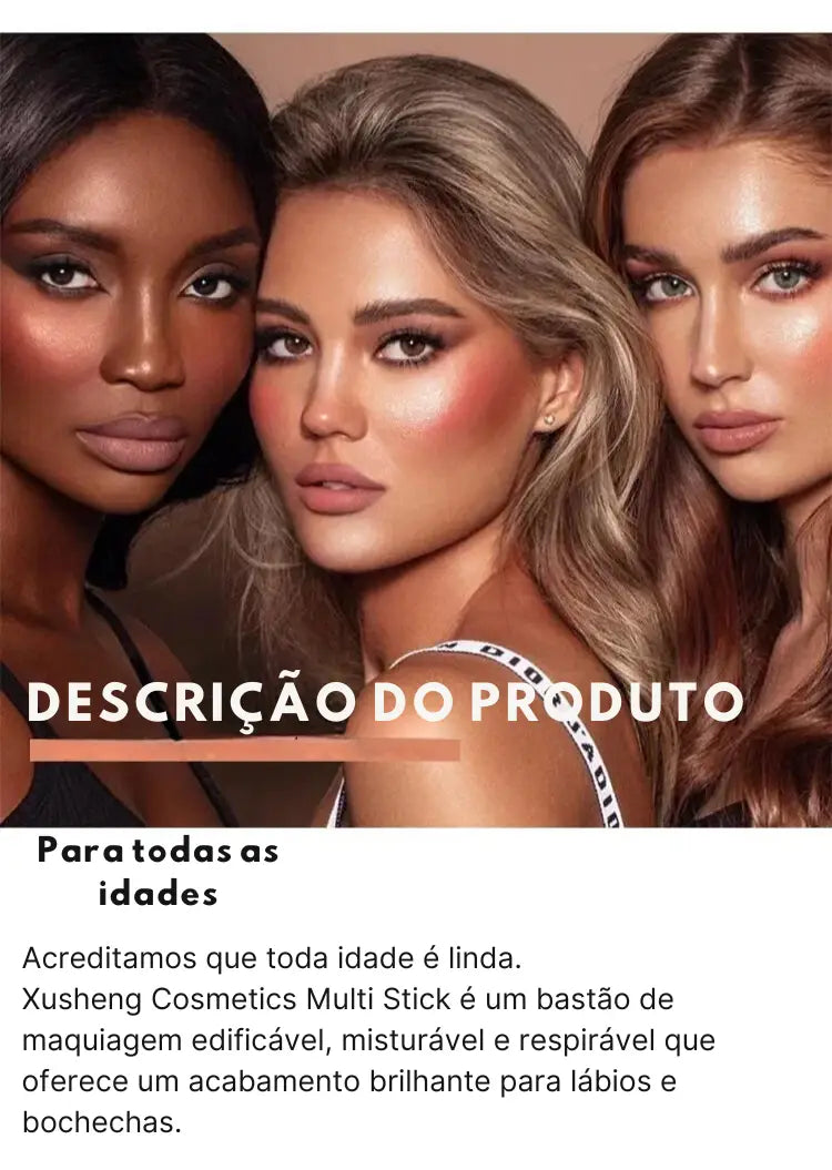 Bastão Iluminador e Blush 3D