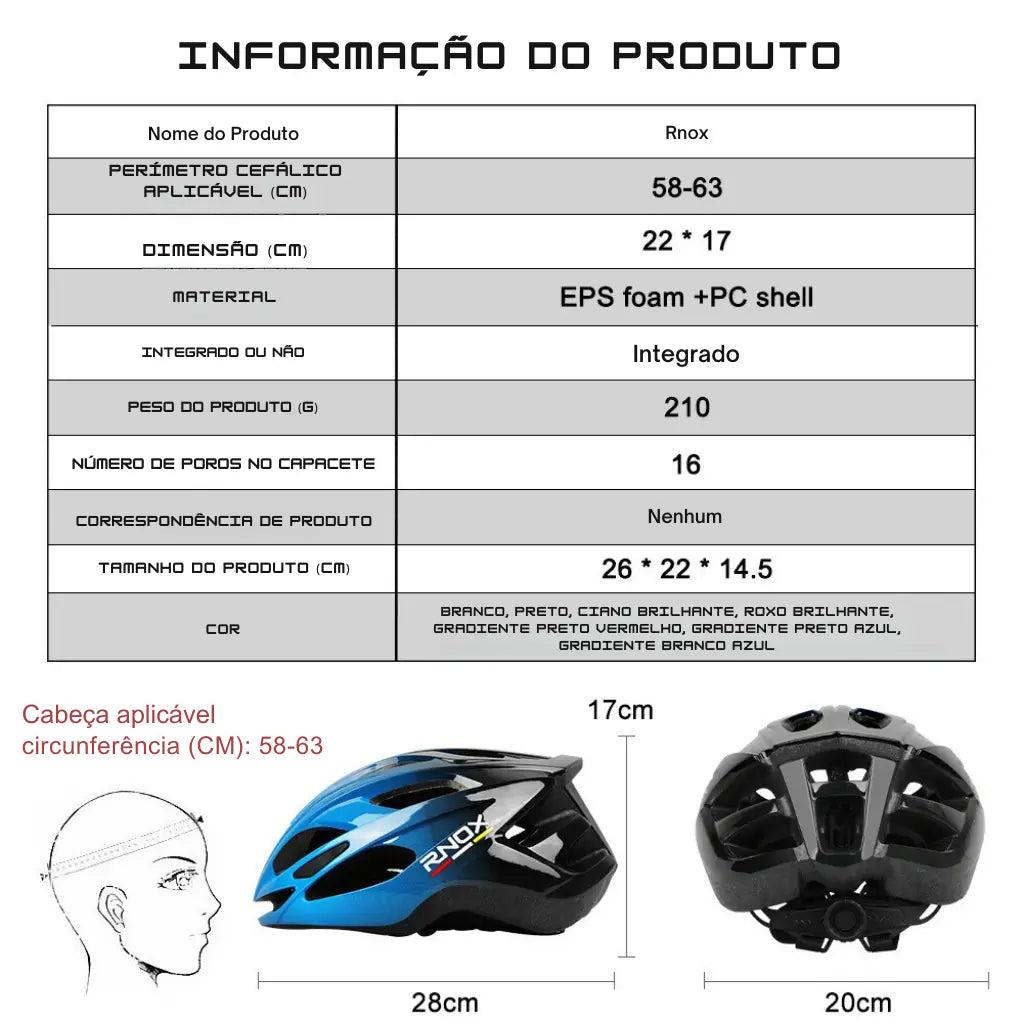 Capacete Ultralight para Ciclismo